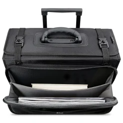 Solo New York Midtown Collection Morgan Laptop Rolling Briefcase, Black Polyester (B151-4)