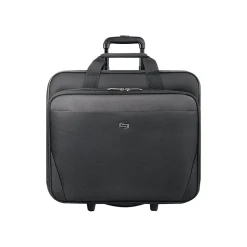 Solo New York Midtown Empire Laptop Rolling Briefcase, Black Polyester (CLS910-4)