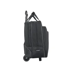 Solo New York Midtown Empire Laptop Rolling Briefcase, Black Polyester (CLS910-4)