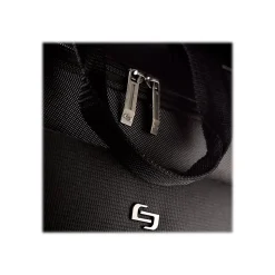 Solo New York Midtown Empire Laptop Rolling Briefcase, Black Polyester (CLS910-4)