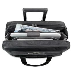 Solo New York Midtown Laptop Rolling Briefcase, Black Polyester (B100-4)