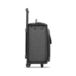 Solo New York Morgan Polyester Briefcase, Laptop Compatible, Rolling, TSA Checkpoint Friendly, Gray (B151-4/10)