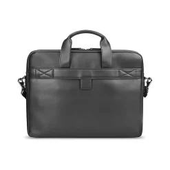 Solo New York Murray Vinyl Briefcase, Laptop Compatible, Black (VNL100-4)