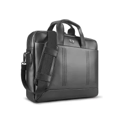 Solo New York Murray Vinyl Briefcase, Laptop Compatible, Black (VNL100-4)
