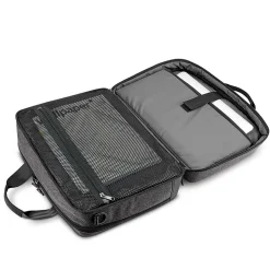 Solo New York Nomad Collection Voyage Laptop Briefcase, Gray Polyester (NOM301-10)