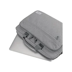 Solo New York Re:new Polyester Briefcase, Laptop Compatible, Heathered Gray (UBN127-10)