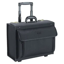 Solo New York Rolling Catalog 15.4" Laptop Case, Combo Lock, Black, (PV78-4)