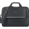 Solo New York Urban Chrysler Polyester Briefcase, Laptop Compatible, Black (LVL330-4)