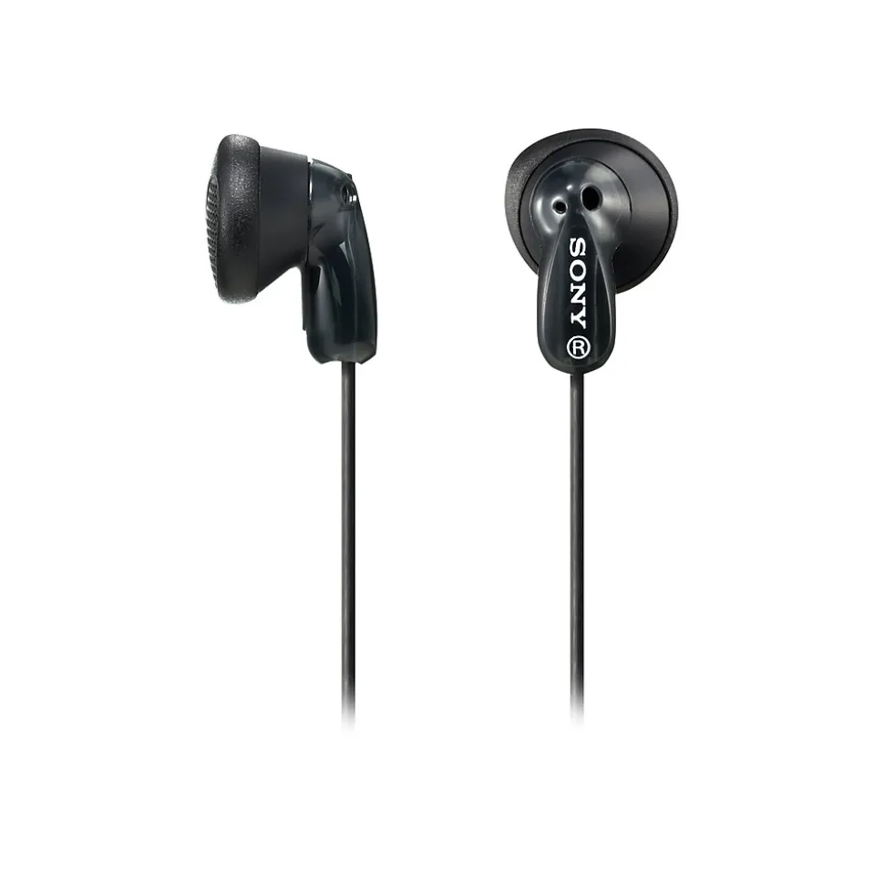 Sony MDR Headphones, Black (MDR-E9LP/BLK)