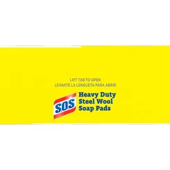 S.O.S CloroxPro Steel Wool Soap Pads, 15/Box (88320)