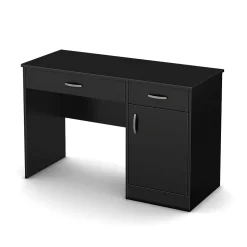 South Shore Axess 44"W Small Desk, Pure Black (7270070)