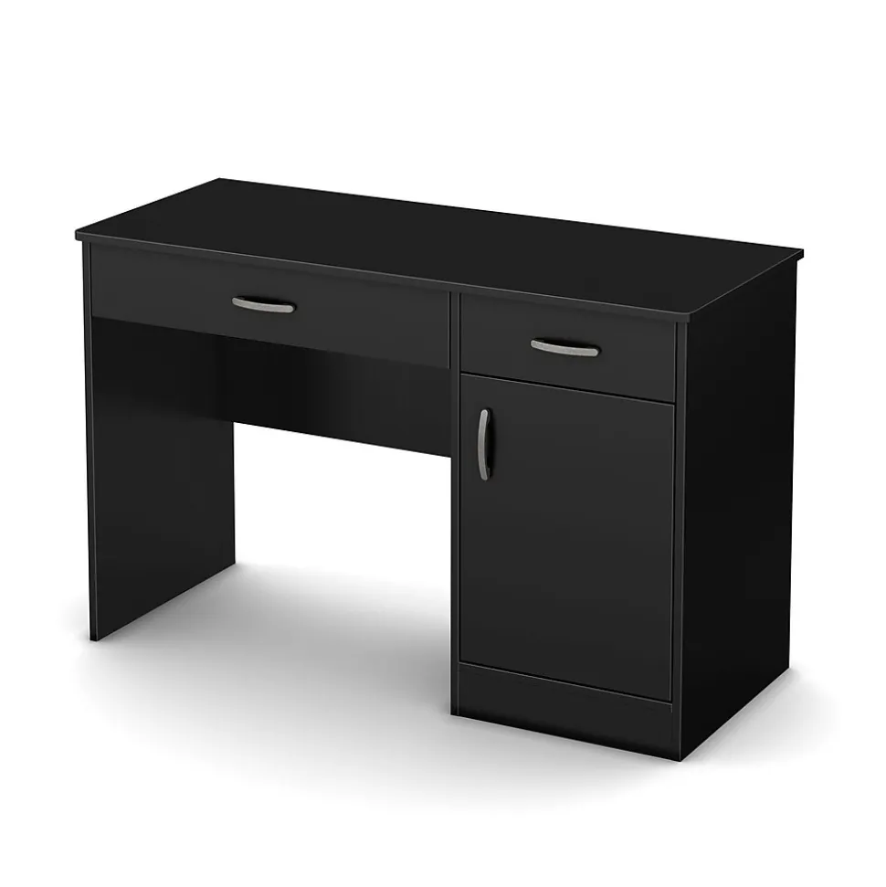 South Shore Axess 44"W Small Desk, Pure Black (7270070)