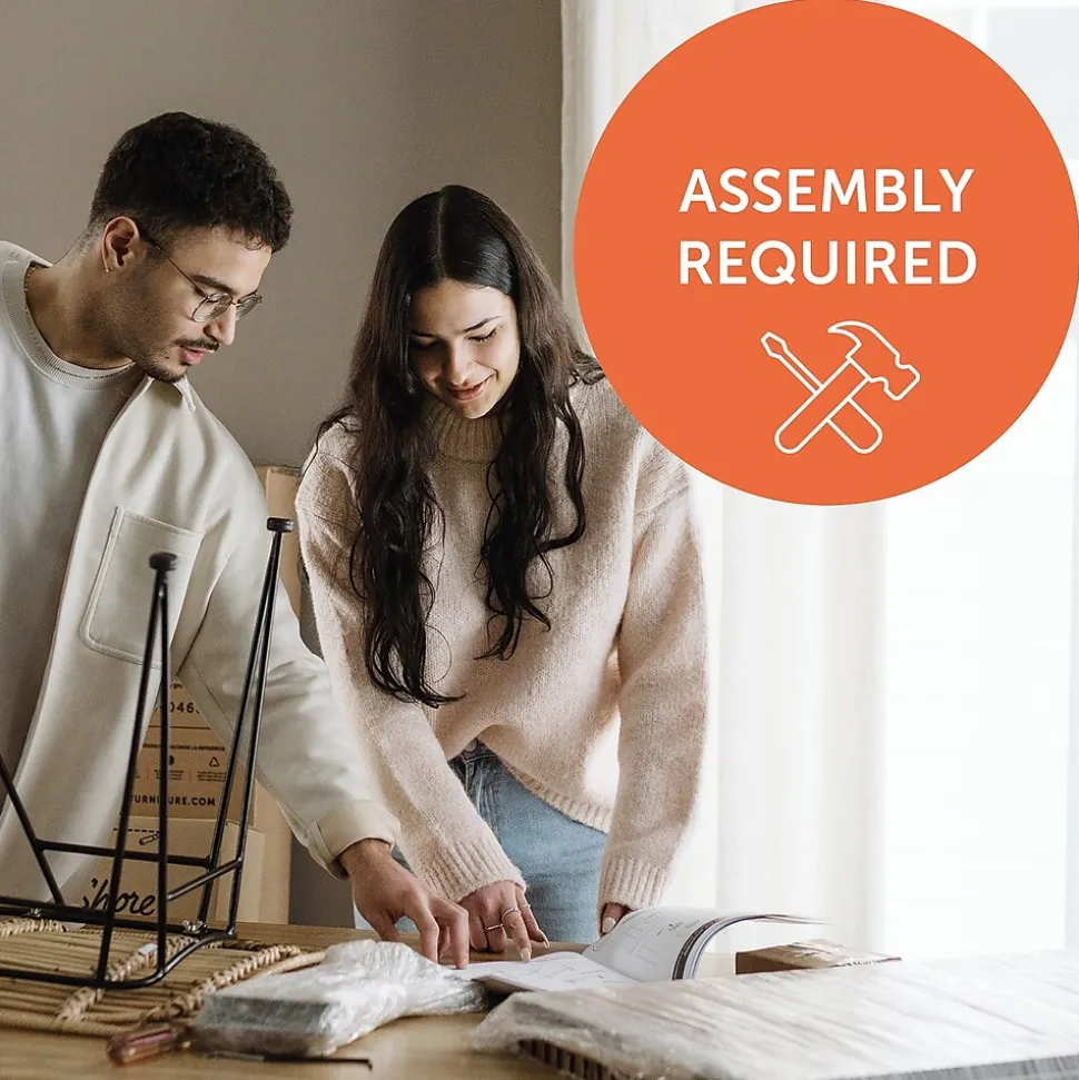 South Shore Axess 44"W Small Desk, Pure Black (7270070)