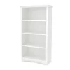 South Shore Gascony Standard 4-Shelf Bookcase, Pure White (7360767)