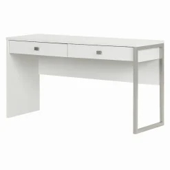 South Shore Interface Desk with 2 Drawers, White (10536)