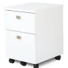 South Shore Interface 2-Drawer Mobile Vertical File Cabinet, Pure White (7350691)