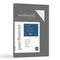 Southworth 8.5" x 11" Specialty Paper, 65 lbs., 100 Brightness, 100/Box (Z980CK)