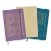 Southworth Elegant Geo Journal, 5.5" x 8.25", Assorted Colors, 128 Pages, 3/Pack (91553)