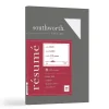 Southworth Linen Resume 100% Recycled 8.5" x 11" Multipurpose Paper, 32 Lbs., 100 Brightness (RD18BCFLN)