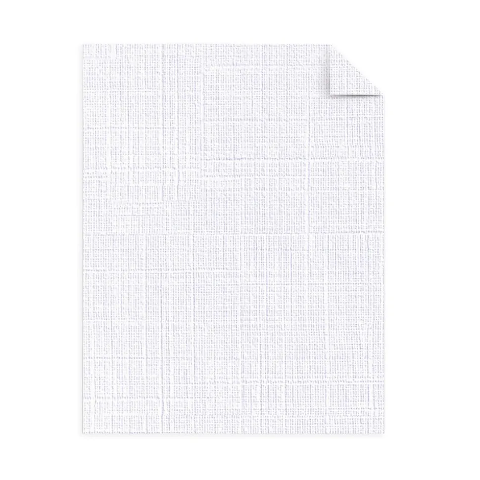 Southworth Linen Resume 100% Recycled 8.5" x 11" Multipurpose Paper, 32 Lbs., 100 Brightness (RD18BCFLN)