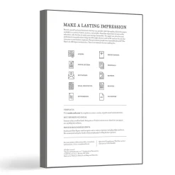 Southworth Resume Paper, 8.5" x 11", 32 lb., Wove-Finish, White, 100 Sheets/Pack (RD18CF)