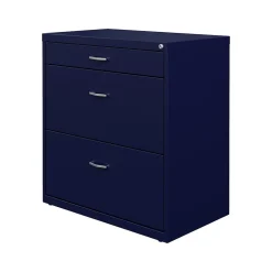 Space Solutions 3-Drawer Lateral File Cabinet, Letter/Legal Size, Lockable, 31.88