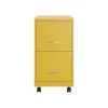 Space Solutions SOHO Smart File 2-Drawer Mobile Vertical File Cabinet, Letter Size, Lockable, Goldfinch (25276)