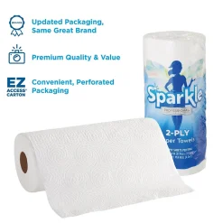 Sparkle Professional Paper Towels, 2-ply, 85 Sheets/Roll, 15 Rolls/Pack (2717714)