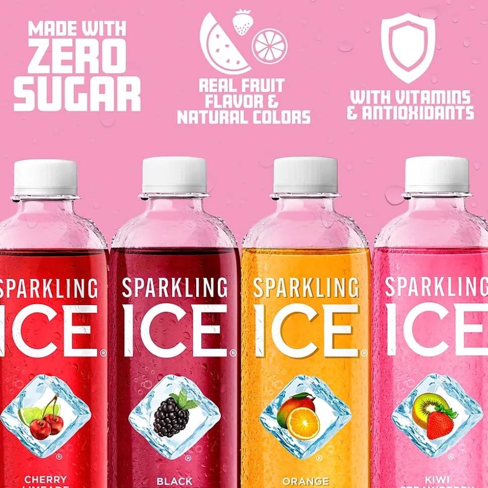 Sparkling Ice Variety Pack Sparkling Water, 17 Oz., 12/Pack (TLK95092)