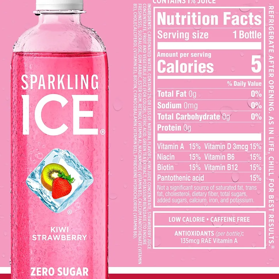 Sparkling Ice Variety Pack Sparkling Water, 17 Oz., 12/Pack (TLK95092)