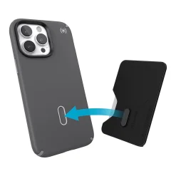 Speck ClickLock MagSafe Wallet for iPhones, Black (150423-1041)