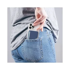 Speck ClickLock MagSafe Wallet for iPhones, Coastal Blue/Space Blue (150423-1041)