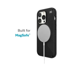 Speck Presidio2 Grip MagSafe Black/White Case for iPhone 14 Pro (150146-D143)