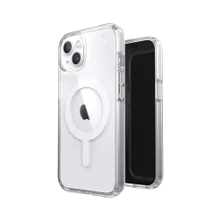 Speck Presidio Perfect-Clear Compatible with MagSafe Clear Case for iPhone 13 (141760-5085)