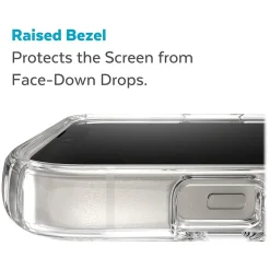 Speck Presidio Perfect-Clear MagSafe Clear/Silver Case for iPhone 14 Plus (150119-3080)