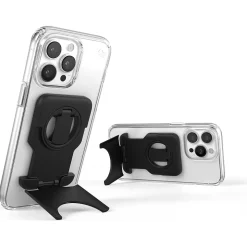 Speck StandyGrip for MagSafe Phone Hand Grip/Viewing Stand with ClockLock, Black (150424-1041)