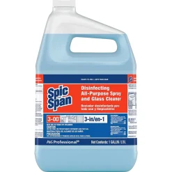 Spic and Span Professional Bulk 3-in-1 Disinfecting Multi Purpose Surface and Glass Cleaner, Fresh Scent, 3/Carton (58773)