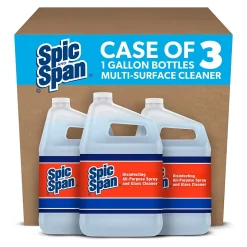Spic and Span Professional Bulk 3-in-1 Disinfecting Multi Purpose Surface and Glass Cleaner, Fresh Scent, 3/Carton (58773)