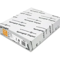 Springhill 90 lb. Cardstock Paper, 8.5" x 11", White, 2000 Sheets/Case (015101CASE)