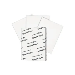 Springhill Digital 90 lb. Paper, 8.5" x 11", White, 250 Sheets/Pack (015101)
