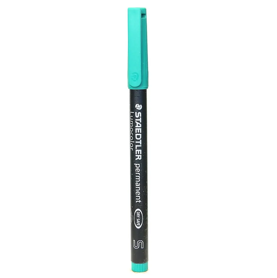 Staedtler Lumocolor Av Marker Green Superfine [Pack Of 10] (10PK-313-5)