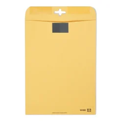 Staples #10 1/2 Kraft Catalog Envelope, 9" x 12", Kraft, 10/Pack (SPL901988)