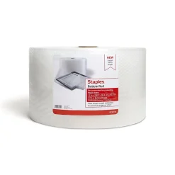 Staples 3/16" Bubble Roll, 12" x 200', Clear (ST59156)