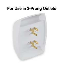 Staples 6 Outlet Adapter, White (22145)