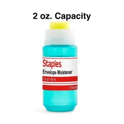 Staples 2 oz. Envelope Moistener, Blue (ST160788-CC)