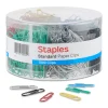 Staples #1 Paper Clips, Assorted Colors, 1000 Clips/Pack (ST40636/10590)