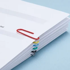 Staples #1 Paper Clips, Assorted Colors, 1000 Clips/Pack (ST40636/10590)