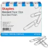 Staples #1 Paper Clips, Silver, 1,000 Clips/Pack (A7026599A/50452)