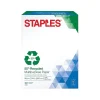 Staples 50% Recycled 8.5" x 11" Multipurpose Paper, 24 lbs., 96 Brightness, 500/Ream (86059)