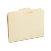 Staples 30% Recycled File Folders, 1/3-Cut Tab, Center Position, Letter Size, Manila, 100/Box (ST116780/116780)